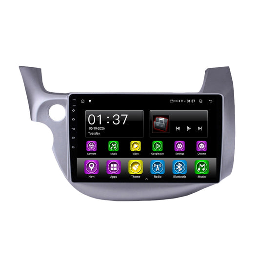 10 inch Android Car Navigation System for Honda fit 2008-2013 LHD with Touch Screen, GPS, Bluetooth, WiFi, Apple CarPlay, Android Auto, Rear Camera Support, Smart Multimedia Player