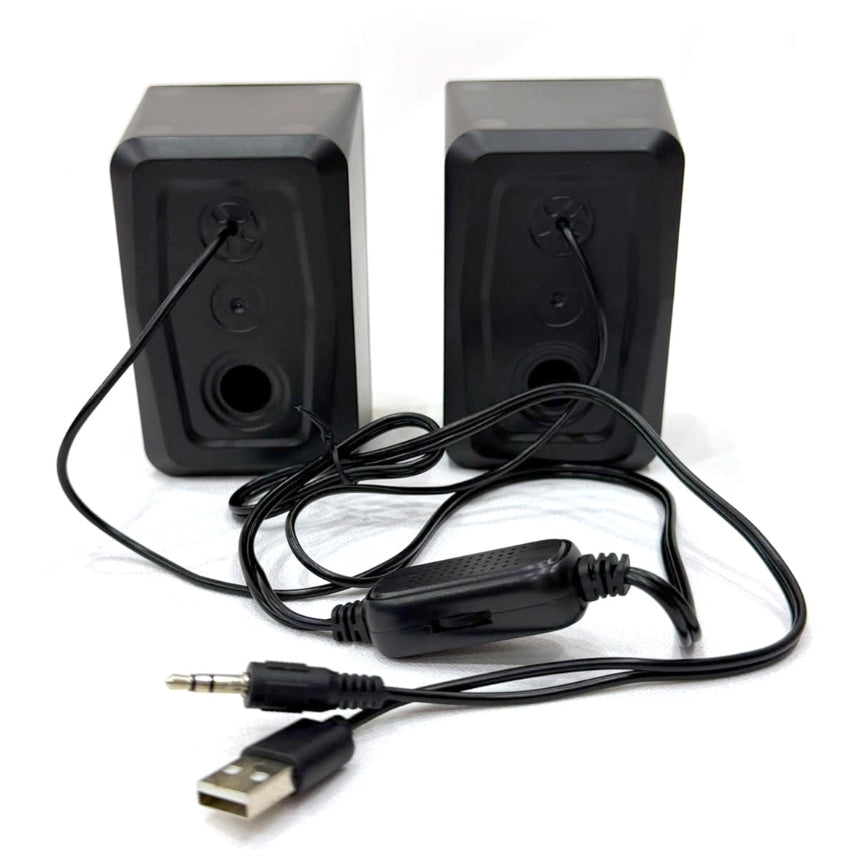 FT-169 MINI 2.0 USB Desktop Speaker Dual Speaker RGB Lighting Multimedia Computer Speaker