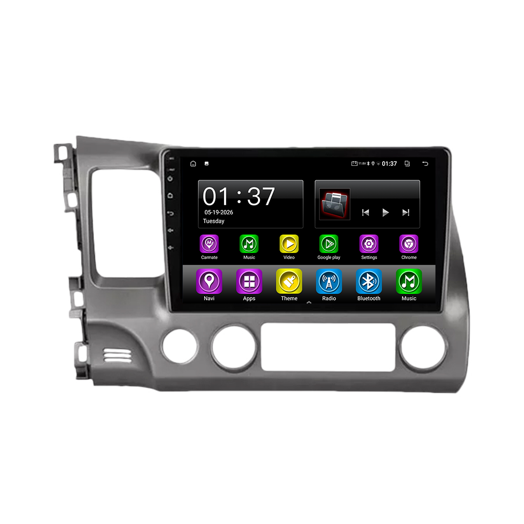 Premium Android Smart Car Multimedia System for Honda Civic 2008-2011 LHD  HD Touch Screen Navigation  Wireless CarPlay Android Auto  GPS 4K Entertainment