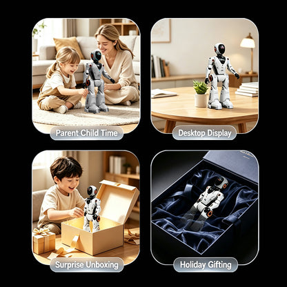 BG1549 Space Metaverse Warrior Robot Voice Dialogue Recording Programming 2.4G Remote Approx 60min Runtime