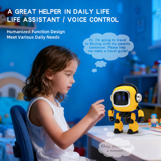 AI04 DOBI Intelligent Dialogue Robot Large Model Voice Interaction Science Education Learning Support Kids Companion Home Decor Interactive Toy