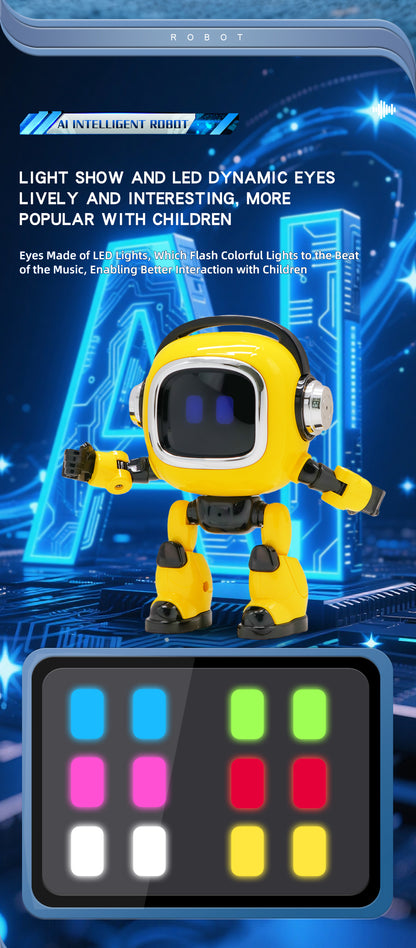 AI04 DOBI Intelligent Dialogue Robot Large Model Voice Interaction Science Education Learning Support Kids Companion Home Decor Interactive Toy