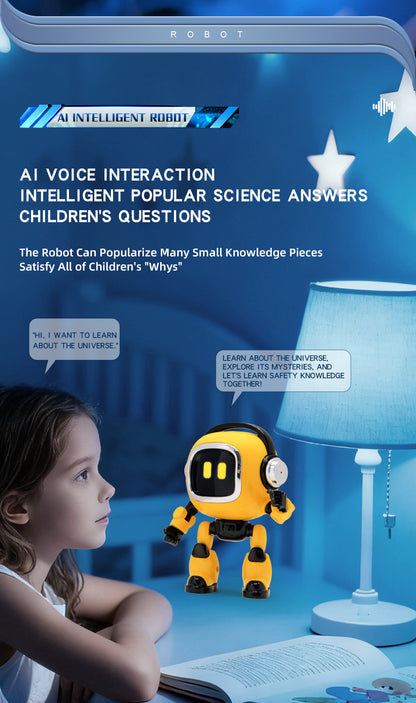 AI04 DOBI Intelligent Dialogue Robot Large Model Voice Interaction Science Education Learning Support Kids Companion Home Decor Interactive Toy