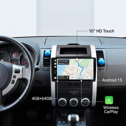 Android 15 Carplay 10 بوصة راديو سيارة لتويوتا لاند كروزر برادو 150 2014 - 2017 نظام ملاحة GPS مشغل وسائط متعددة ستريو DSP RDS WIFI