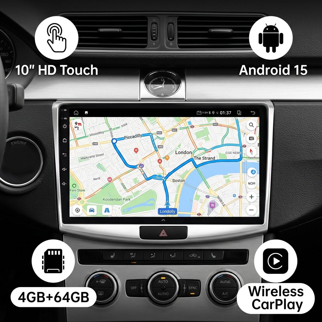 Android 15 Carplay 10 بوصة راديو سيارة لتويوتا لاند كروزر برادو 150 2014 - 2017 نظام ملاحة GPS مشغل وسائط متعددة ستريو DSP RDS WIFI