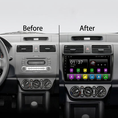 Android Car Navigation System for Suzuki Swift 2009-2018 with Touch Screen, GPS, Bluetooth, WiFi, Apple CarPlay, Android Auto, Rear Camera Support, Smart Multimedia Player
