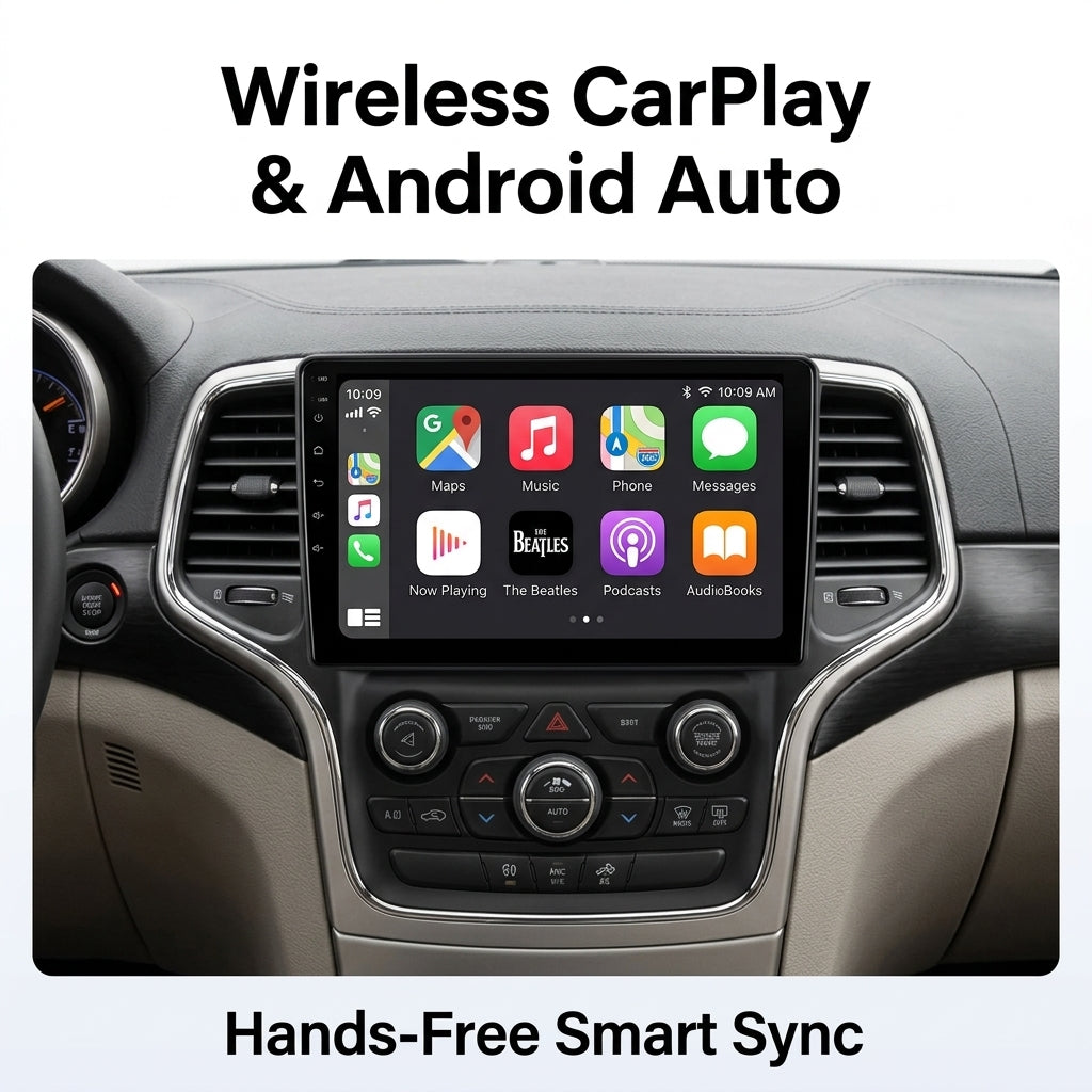 Android 15 Carplay 10 بوصة راديو سيارة لتويوتا لاند كروزر برادو 150 2014 - 2017 نظام ملاحة GPS مشغل وسائط متعددة ستريو DSP RDS WIFI