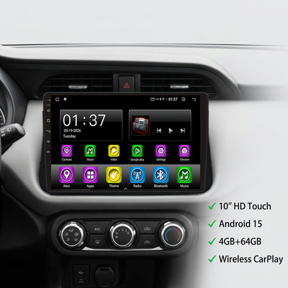 Android 15 Carplay 10 بوصة راديو سيارة لتويوتا لاند كروزر برادو 150 2014 - 2017 نظام ملاحة GPS مشغل وسائط متعددة ستريو DSP RDS WIFI