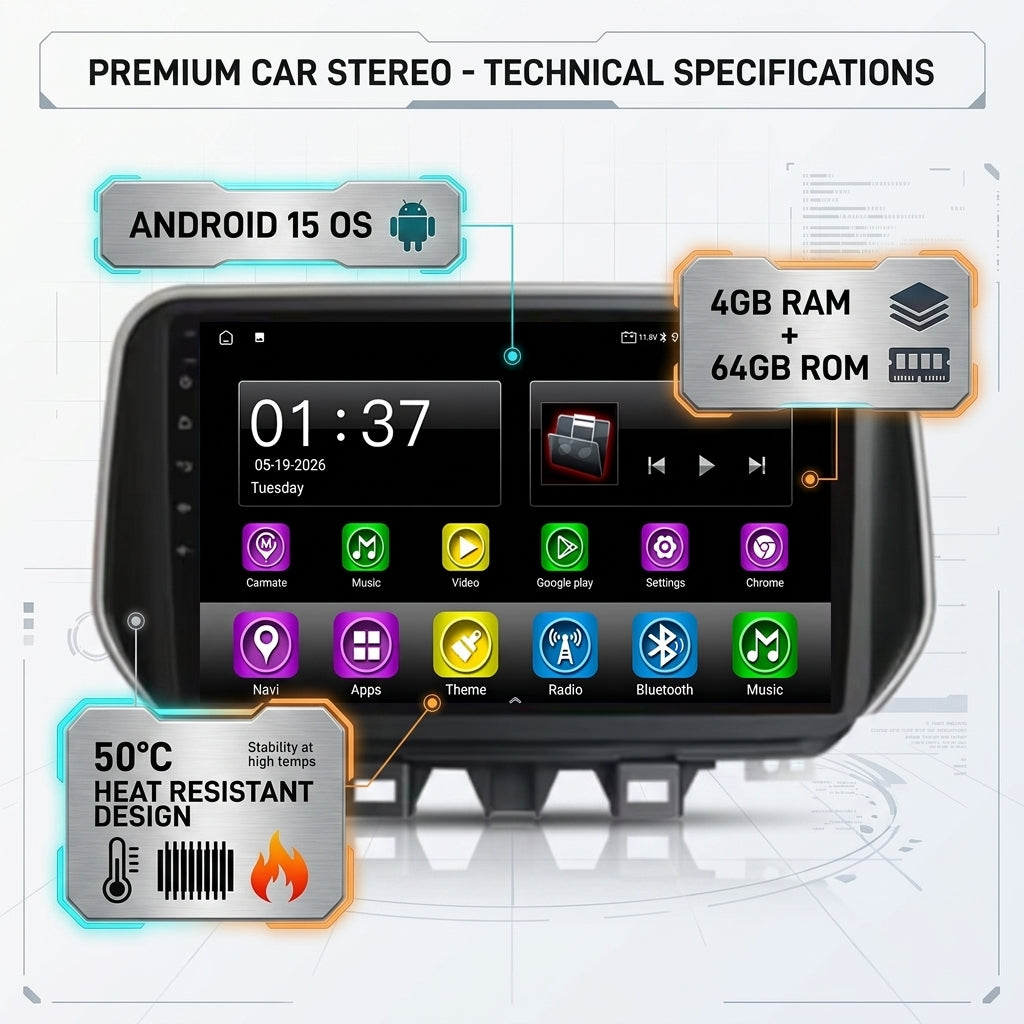 Android 15 Carplay 10 بوصة راديو سيارة لتويوتا لاند كروزر برادو 150 2014 - 2017 نظام ملاحة GPS مشغل وسائط متعددة ستريو DSP RDS WIFI