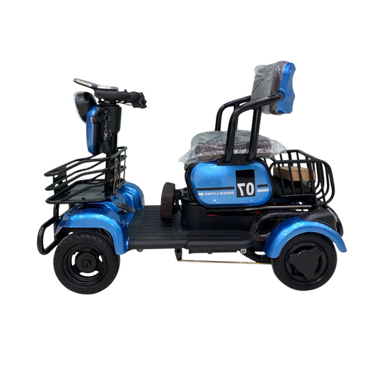 V1A Electric Quadrabike Scooter, Max Speed 25km/h, 30km Range, 600W Motor
