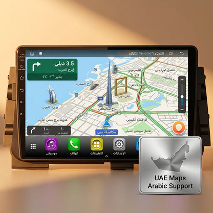 Android 15 Carplay 10 بوصة راديو سيارة لتويوتا لاند كروزر برادو 150 2014 - 2017 نظام ملاحة GPS مشغل وسائط متعددة ستريو DSP RDS WIFI