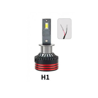 Y8 PRO-H1-6500K H1 H7 H11 LED Car Headlight Bulb 6500K White Light 50-65W High Brightness Aviation Aluminum Cooling Long Lifespan