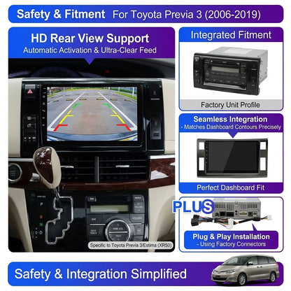 Android 15 Carplay 10 بوصة راديو سيارة لتويوتا لاند كروزر برادو 150 2014 - 2017 نظام ملاحة GPS مشغل وسائط متعددة ستريو DSP RDS WIFI