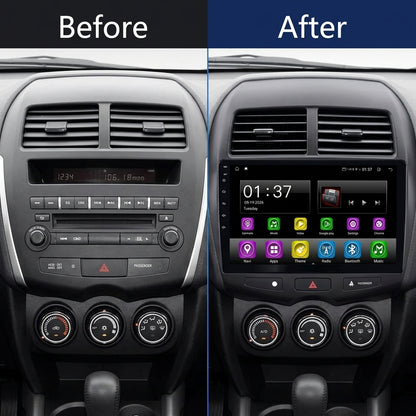 Android Car Navigation System for Mitsubishi  ASX 2013-2018 with Touch Screen, GPS, Bluetooth, WiFi, Apple CarPlay, Android Auto, Rear Camera Support, Smart Multimedia Player