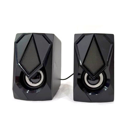 N-19 MINI 2.0 USB Desktop Speaker Dual Speaker RGB Lighting Multimedia Computer Speaker