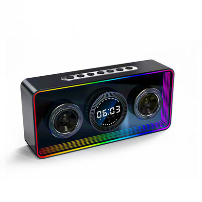 K10 2.1 Channel Bluetooth Speaker 40W High Power Built-in 8000mAh Battery Portable Mini Speaker with RGB Light Bluetooth 5.3 4-Hour Playback