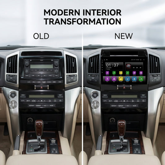 Android Car Navigation System for Toyota land cruiser 2007-2015 with Touch Screen, GPS, Bluetooth, WiFi, Apple CarPlay, Android Auto, Rear Camera Support, Smart Multimedia Player