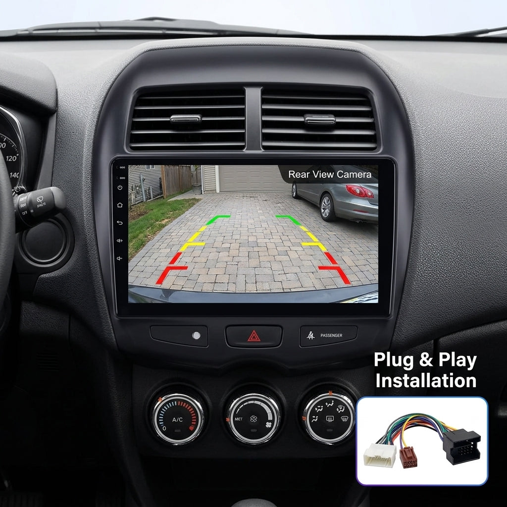 Android Car Navigation System for Mitsubishi  ASX 2013-2018 with Touch Screen, GPS, Bluetooth, WiFi, Apple CarPlay, Android Auto, Rear Camera Support, Smart Multimedia Player