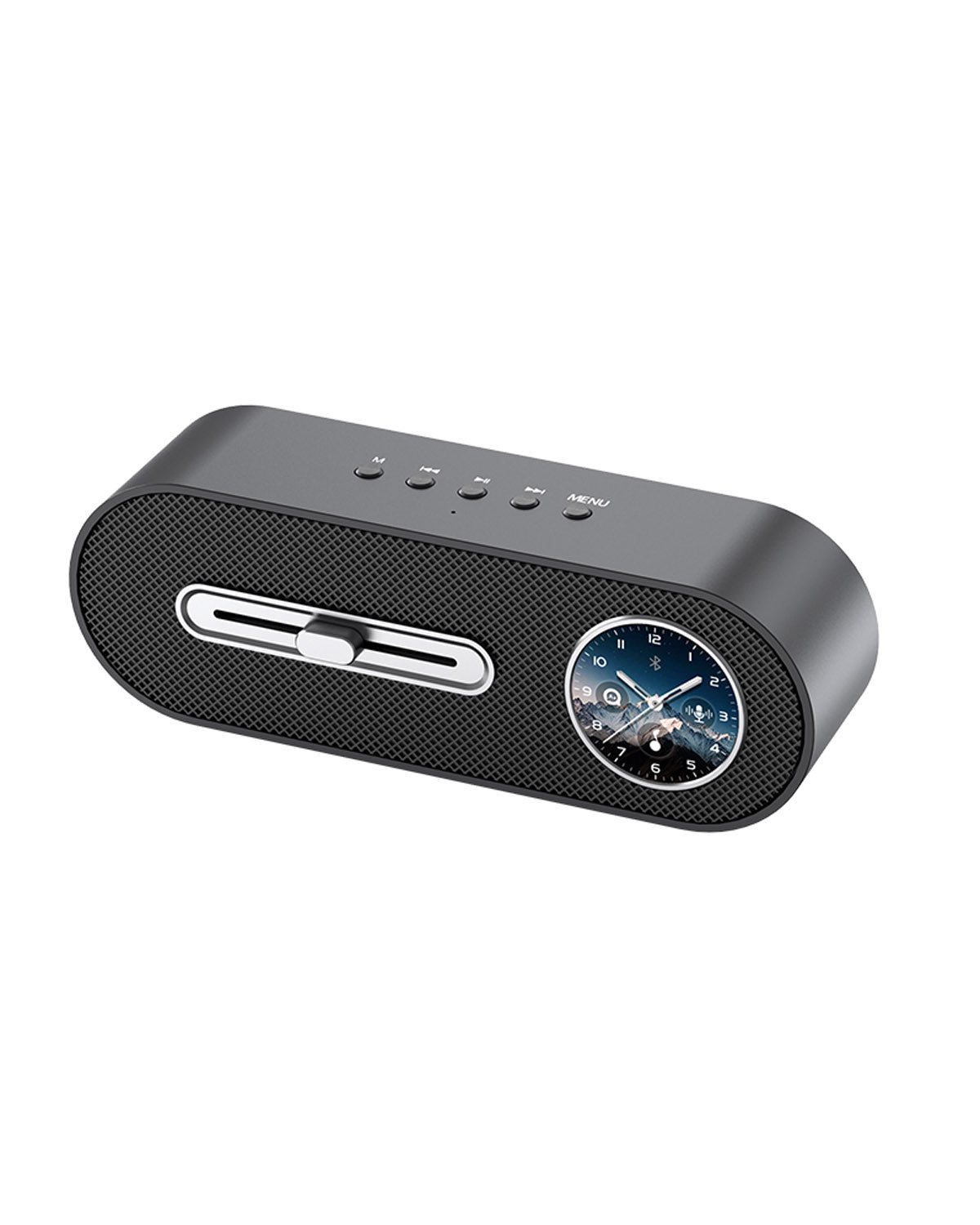 JY78 Pro AI Smart Speaker with TF Card USB Playback AUX Wired Connection Sleep Noise One Click Translation Voice Translator Music Notification Alerts Alarm Find Phone Wearfit AI Voice Memo Weather Calendar Wake Up Phone Voice Assistant FM Radio
