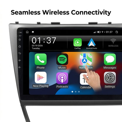 Android 15 Carplay 10 بوصة راديو سيارة لتويوتا لاند كروزر برادو 150 2014 - 2017 نظام ملاحة GPS مشغل وسائط متعددة ستريو DSP RDS WIFI