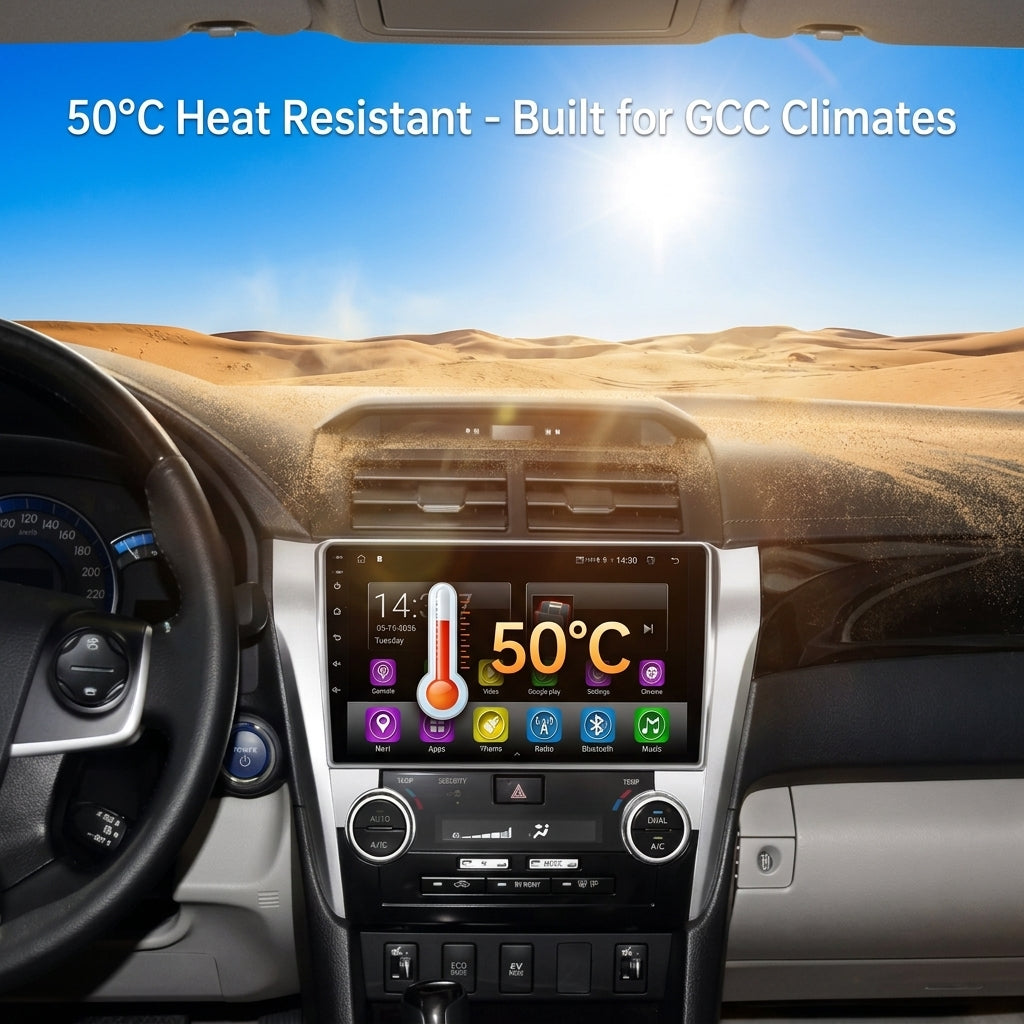 Smart Android Car Stereo System for Toyota Camry 2012-2014 with GPS Navigation, Bluetooth 5.0, Dual WiFi, Wireless CarPlay, Android Auto, 4K Video, Rear Camera Support