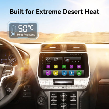 Android Car Navigation System for Toyota land cruiser Prado 2018 with Touch Screen, GPS, Bluetooth, WiFi, Apple CarPlay, Android Auto, Rear Camera Support, Smart Multimedia Player