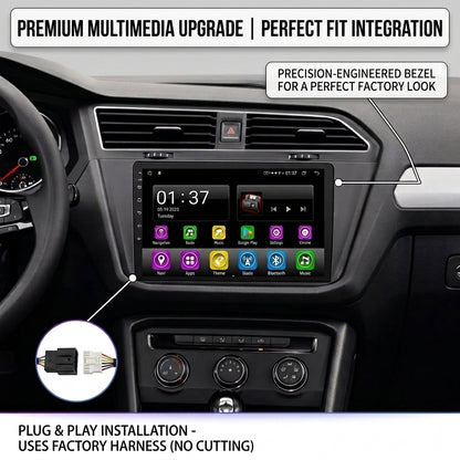 Android 15 Carplay 10 بوصة راديو سيارة لتويوتا لاند كروزر برادو 150 2014 - 2017 نظام ملاحة GPS مشغل وسائط متعددة ستريو DSP RDS WIFI