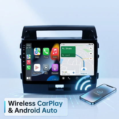 Android Car Navigation System for Toyota land cruiser 2007-2015 with Touch Screen, GPS, Bluetooth, WiFi, Apple CarPlay, Android Auto, Rear Camera Support, Smart Multimedia Player