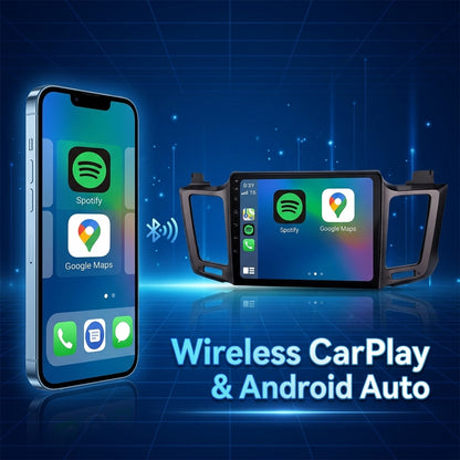 Android Car Navigation System for Toyota RAV4 2012-2018 with Touch Screen, GPS, Bluetooth, WiFi, Apple CarPlay, Android Auto, Rear Camera Support, Smart Multimedia Player