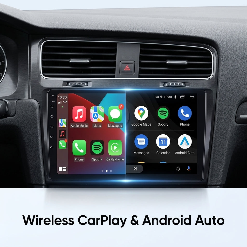 Android 15 Carplay 10 بوصة راديو سيارة لتويوتا لاند كروزر برادو 150 2014 - 2017 نظام ملاحة GPS مشغل وسائط متعددة ستريو DSP RDS WIFI