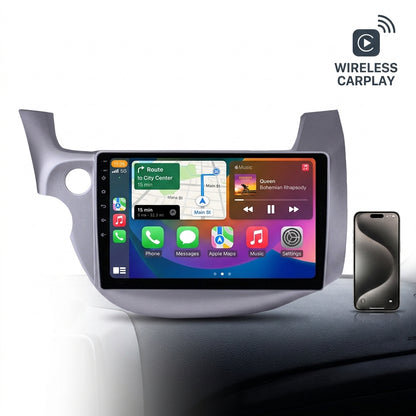 10 inch Android Car Navigation System for Honda fit 2008-2013 LHD with Touch Screen, GPS, Bluetooth, WiFi, Apple CarPlay, Android Auto, Rear Camera Support, Smart Multimedia Player