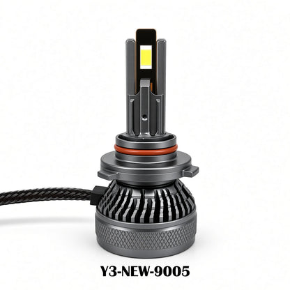 Y3 NEW Car LED Headlight Bulb 50-65W 9-32V 6500K Cool White H1/H7/H11/9005/H4