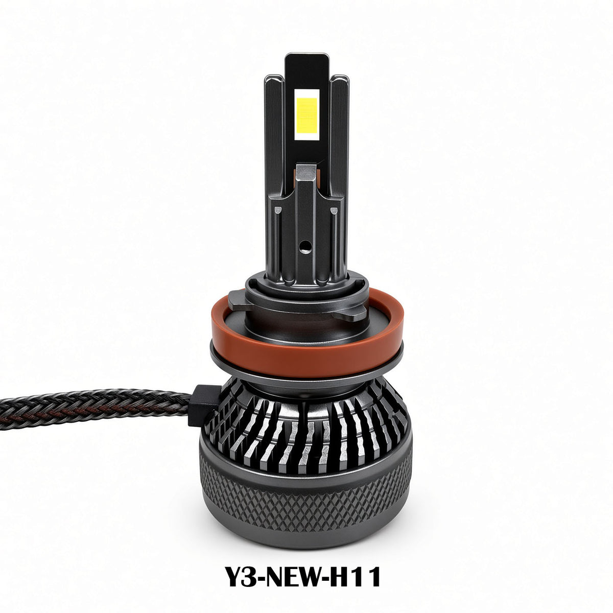 Y3 NEW Car LED Headlight Bulb 50-65W 9-32V 6500K Cool White H1/H7/H11/9005/H4