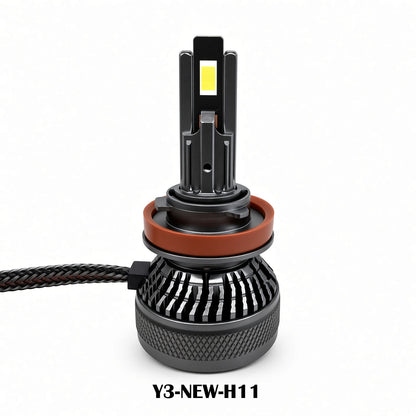 Y3 NEW Car LED Headlight Bulb 50-65W 9-32V 6500K Cool White H1/H7/H11/9005/H4