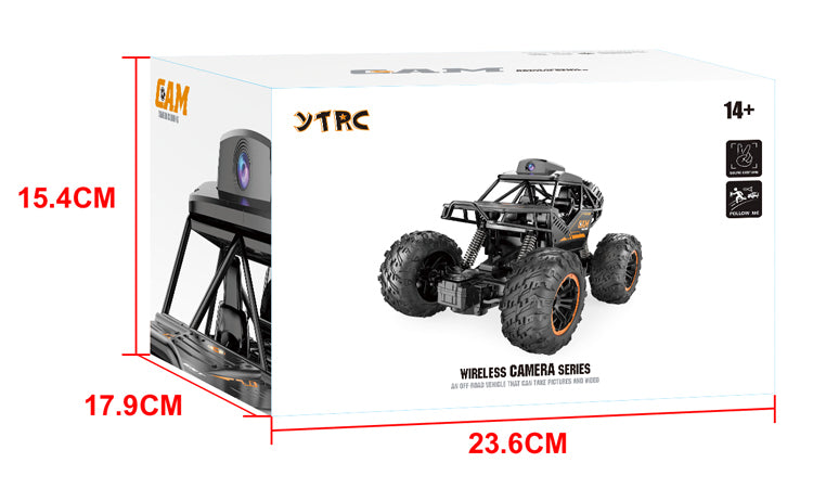 YT6602 Remote Control WIFI Camera Climbing Car 2.4G HD Camera APP Video Transmission Gesture Photo Off-Road Tires Kids Interactive Toy