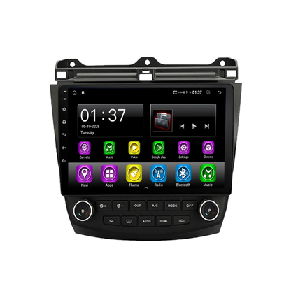 Smart Android Car Stereo System for Honda Accord 2003-2007 with GPS Navigation, Bluetooth 5.0, Dual WiFi, Wireless CarPlay, Android Auto, 4K Video, Rear Camera Support