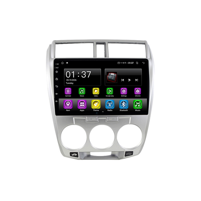Premium Android Smart Car Multimedia System for Honda City 2008-2014 HD Touch Screen Navigation  Wireless CarPlay Android Auto  GPS 4K Entertainment