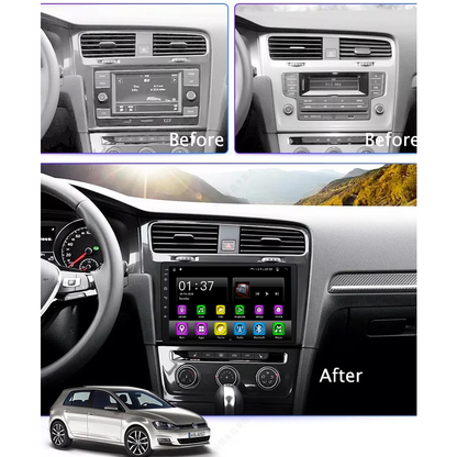 Android 15 Carplay 10 بوصة راديو سيارة لتويوتا لاند كروزر برادو 150 2014 - 2017 نظام ملاحة GPS مشغل وسائط متعددة ستريو DSP RDS WIFI