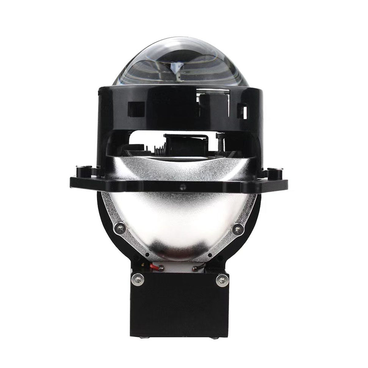 P90 Car LED Projector Lens 65-75W 9-16V 6500K Cool White Aviation Aluminum with Fan