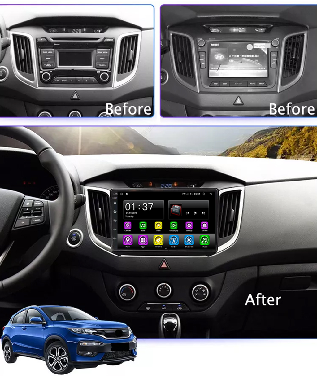 Android 15 Carplay 10 بوصة راديو سيارة لتويوتا لاند كروزر برادو 150 2014 - 2017 نظام ملاحة GPS مشغل وسائط متعددة ستريو DSP RDS WIFI