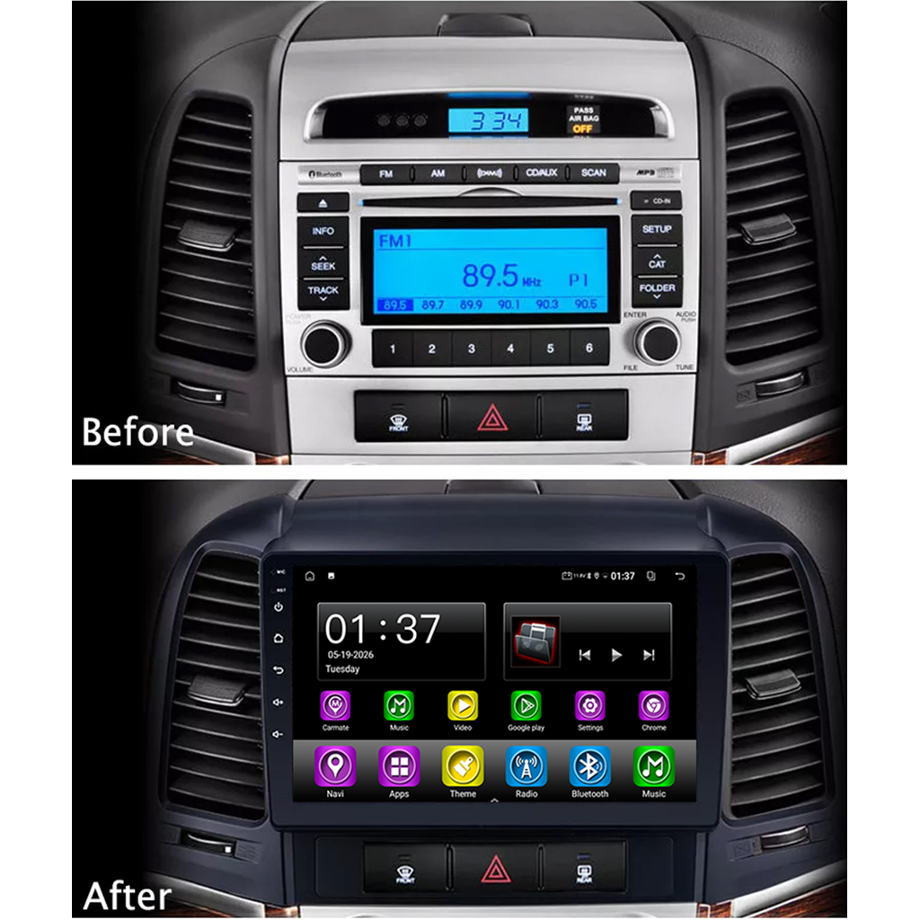 Android 15 Carplay 10 بوصة راديو سيارة لتويوتا لاند كروزر برادو 150 2014 - 2017 نظام ملاحة GPS مشغل وسائط متعددة ستريو DSP RDS WIFI