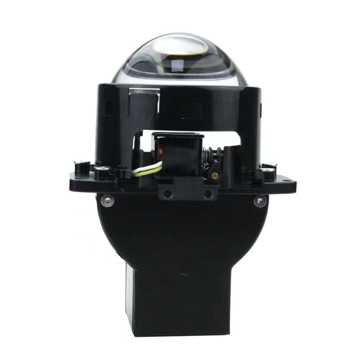 P90 Car LED Projector Lens 65-75W 9-16V 6500K Cool White Aviation Aluminum with Fan