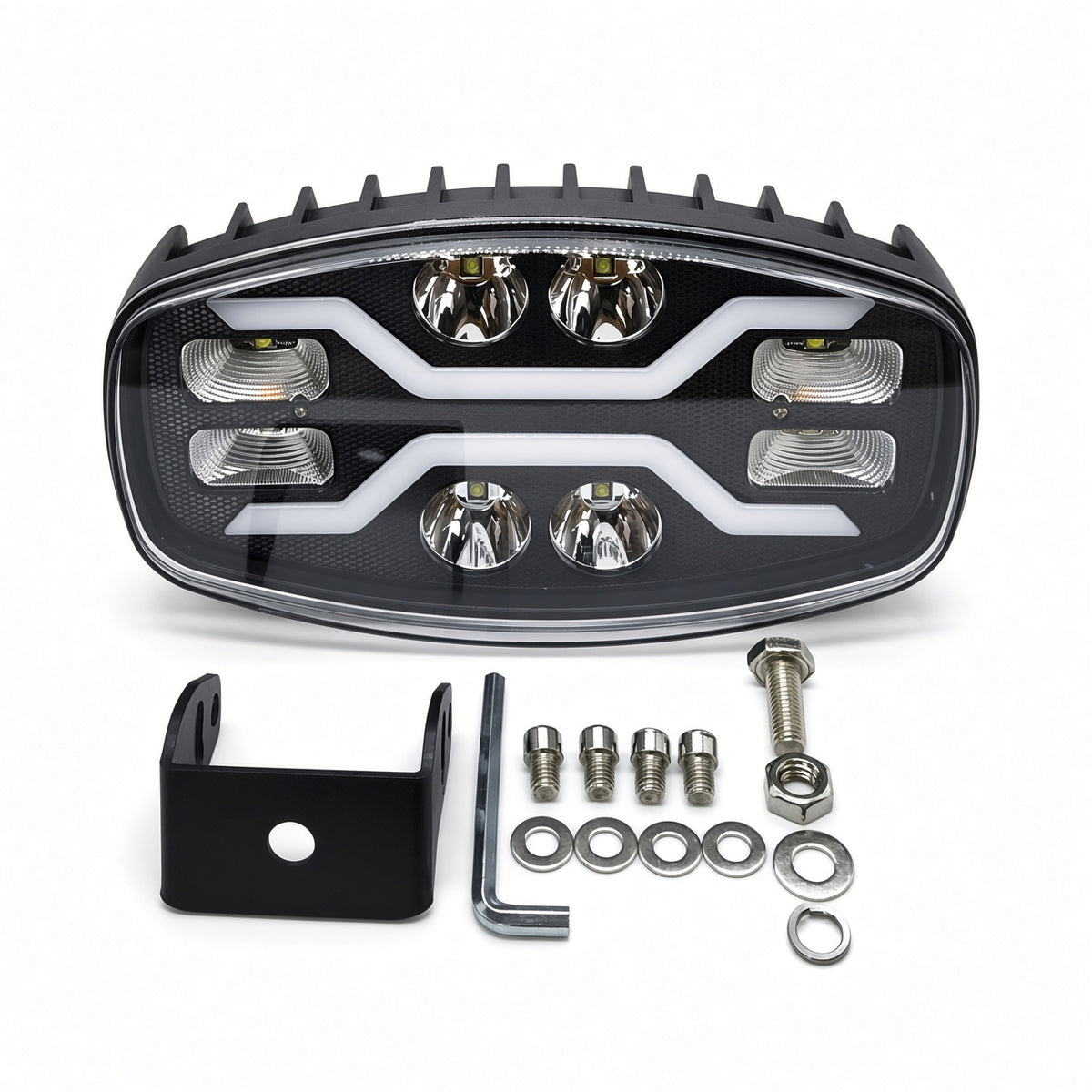 W176 9 Inch Truck LED Light 45-75W 9-30V 3000K-6500K Cree 3535 Aviation Aluminum