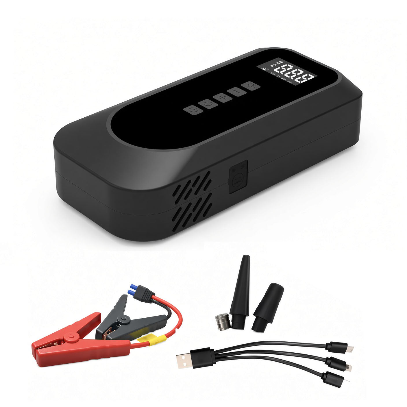 JUMP STARTER 961-6000MA Car Jump Starter and Inflator 23L/min Built-in Air Hose