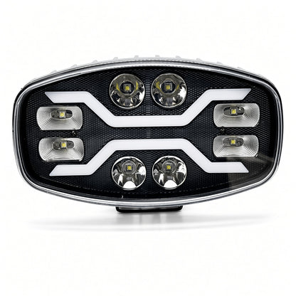 W176 9 Inch Truck LED Light 45-75W 9-30V 3000K-6500K Cree 3535 Aviation Aluminum