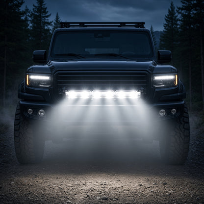 N2-30W-WY Off-Road LED Light Bar 8 Inch 30W 9-30V White Amber Dual Color Sanan 3570