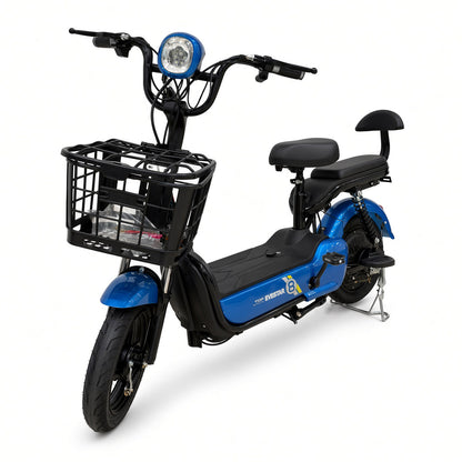 W2 14 Inch Electric Bicycle, Max Speed 25km/h, 350W, 48V Battery