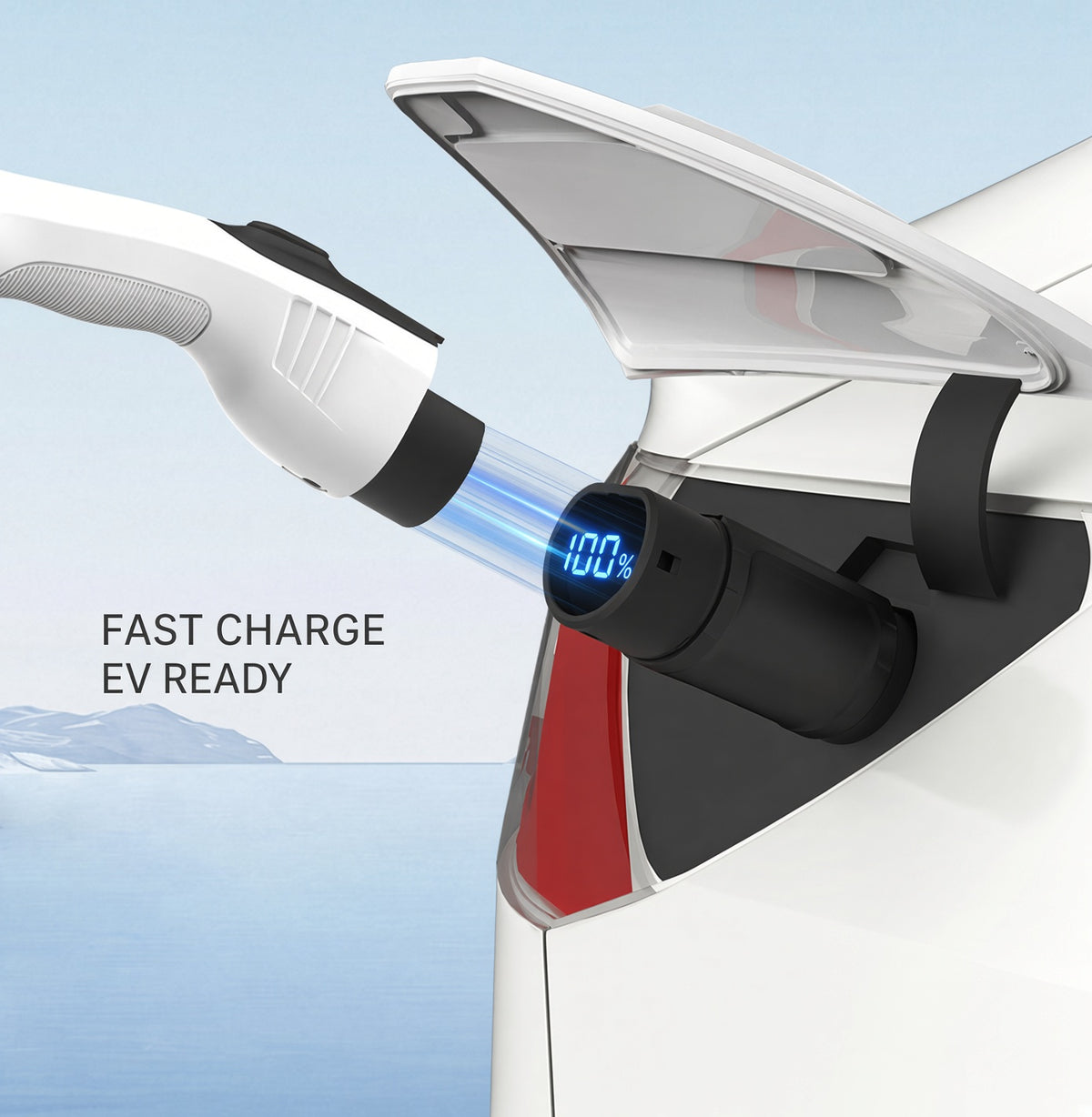 GB/T-T2 Portable Conversion Adapter for New Energy Vehicles AC380V Max 32A IP55 Plug and Play