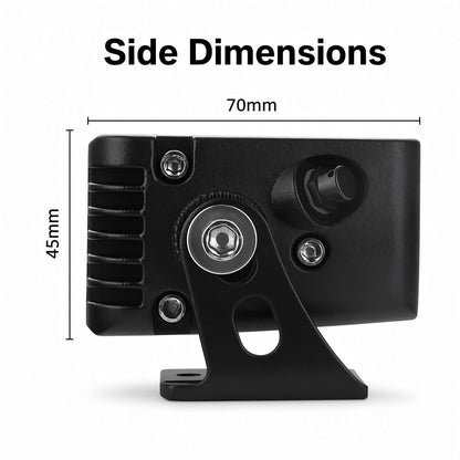 N2-30W-WY Off-Road LED Light Bar 8 Inch 30W 9-30V White Amber Dual Color Sanan 3570