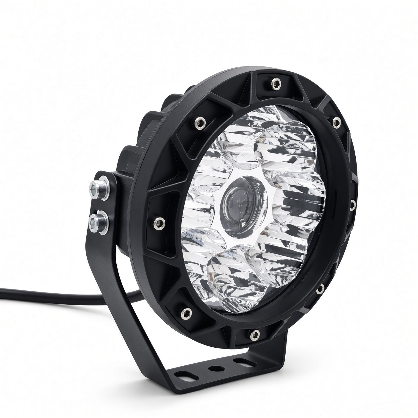 C5-R''SD-B-W 5 Inch Off-Road LED Light 90W 9-30V 6500K Cool White Cree 3535 Pair